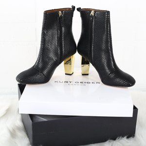 Kurt Geiger Womens Daxon Leather Square 